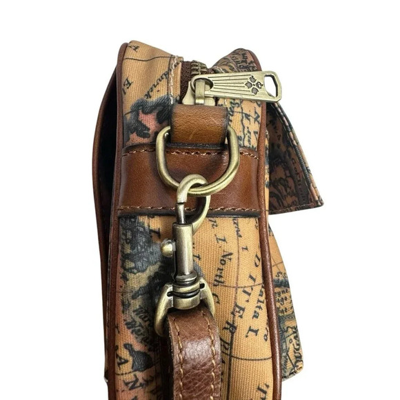Patricia Nash Praiano Convertible Belt/crossbody Bag In European Map Print - Picture 8 of 12